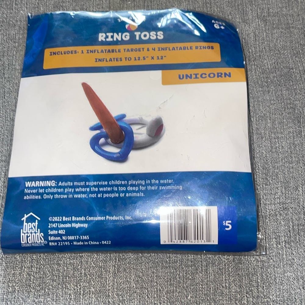 Unicorn Inflatable Ring Toss Game